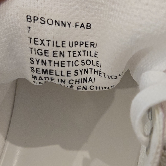 BP. Pastel Rainbow Canvas Sneakers | Y2K Aesthetic Lace-Up Shoes | Size 7 - Picture 6 of 6